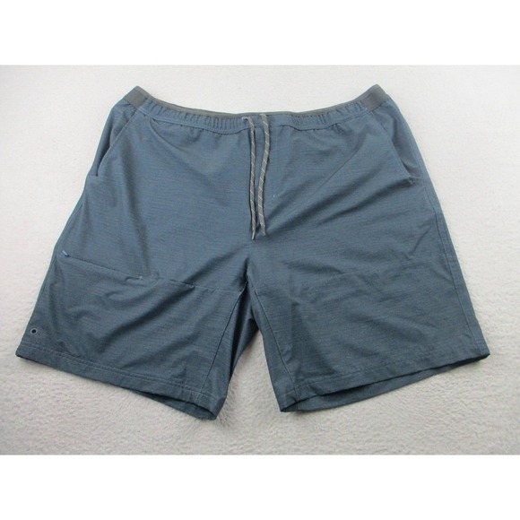 Columbia Shorts Mens 2XL Blue Elastic Waist Hiking‎ Active Camping Gym XXL - Picture 1 of 10